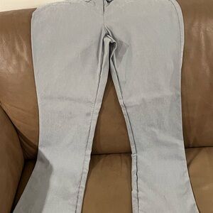 The Limited Women's Light Gray/Blue Bootcut Pants